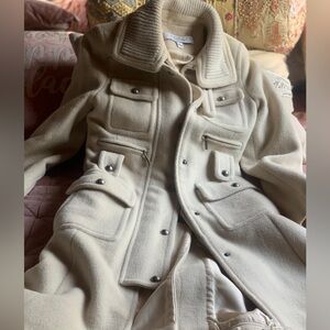 WINTER SALE”Y2K Laundry By Shelli Segal Cream Trench Coat